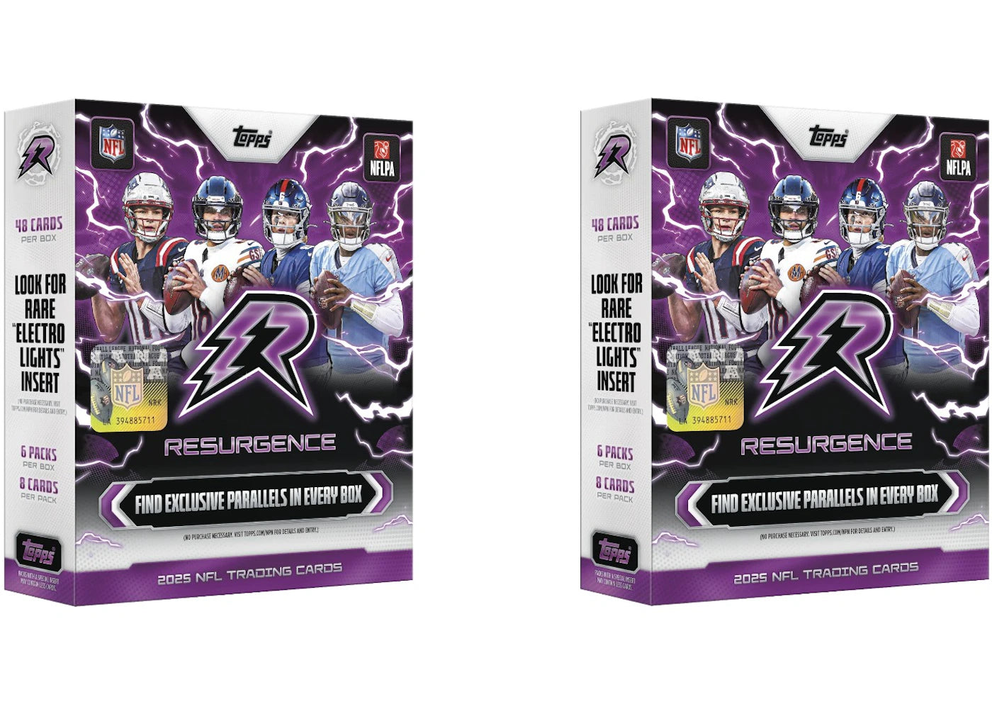 2025 Topps Resurgence Football Mega Box 2x Lot -1
