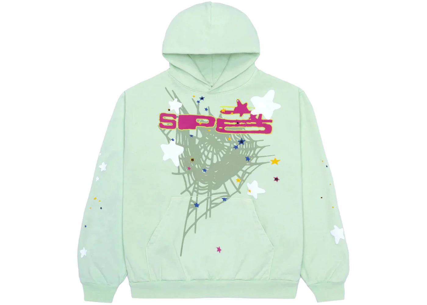 Sp5der SP5 Mint Hoodie Mint -1