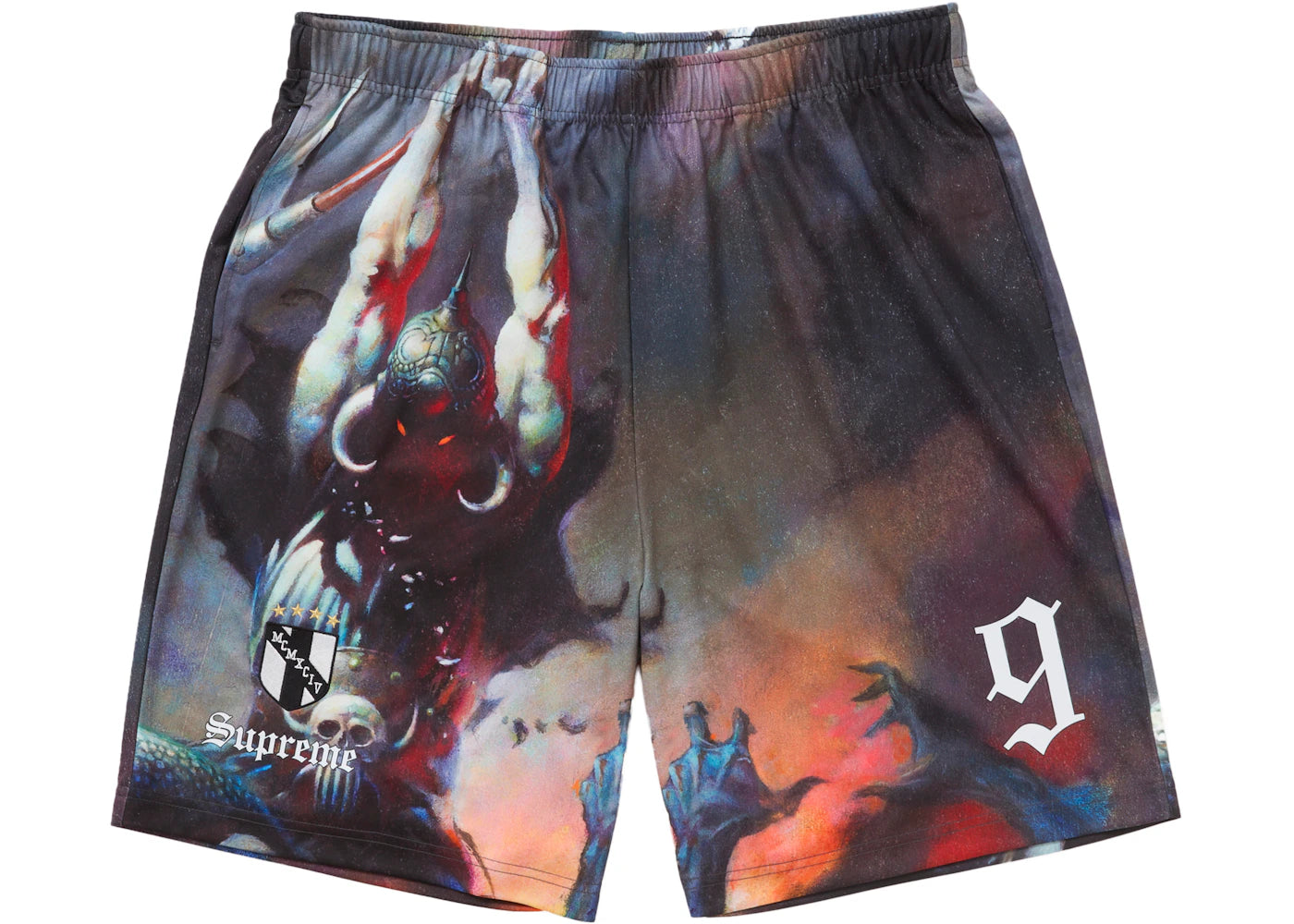 Supreme Frazetta Soccer Short Death Dealer -1