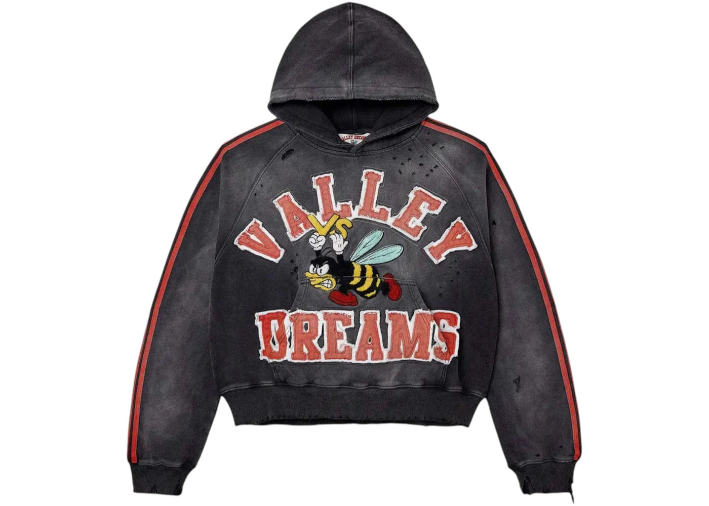 Vale Forever Anthem Pullover Hoodie Black/Red -1