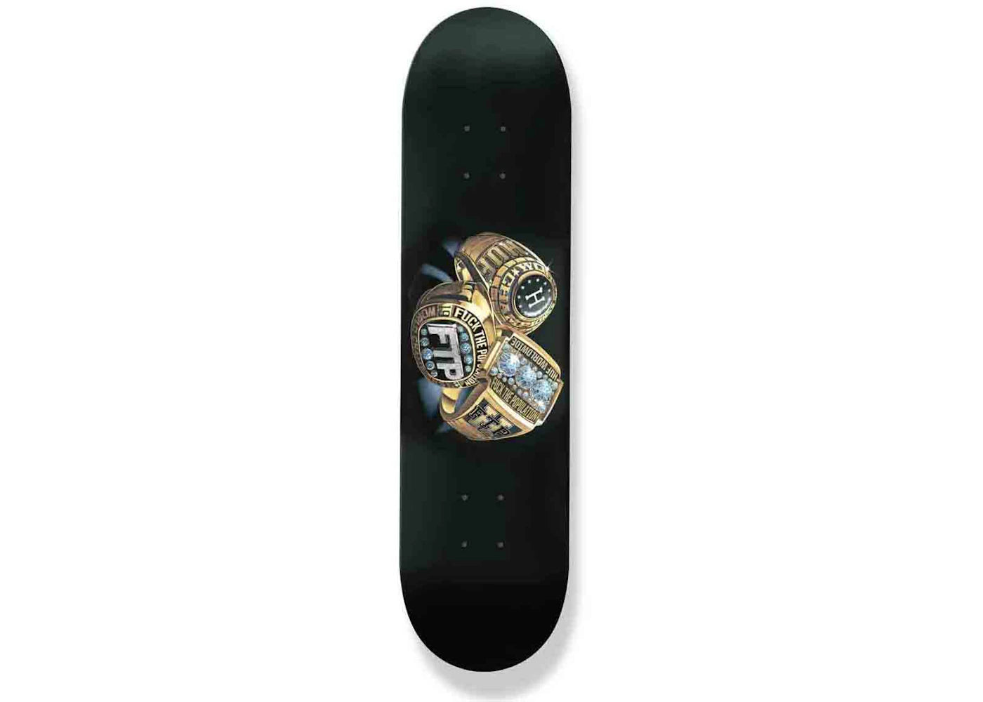 HUF x FTP 3-Peat Skateboard Deck -1