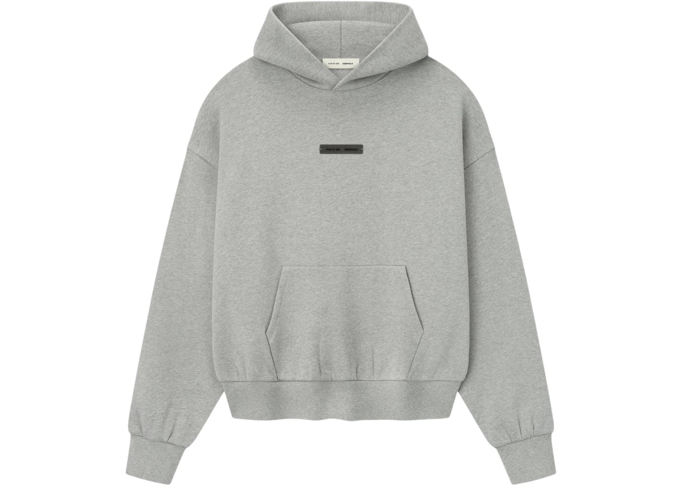 Fear of God Essentials Classic Fleece Hoodie Concrete Heather -1