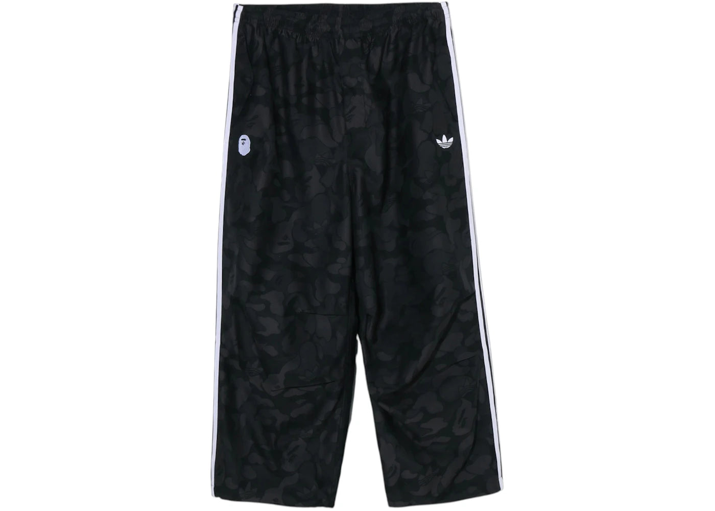 adidas x BAPE Camo Jacquard Pants Black -1