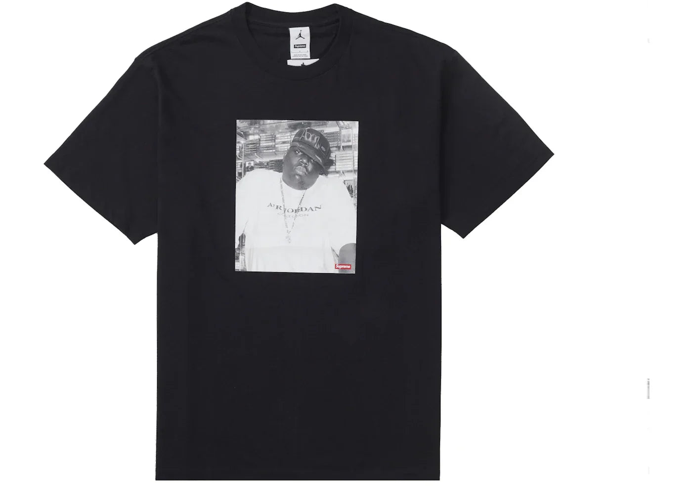 Supreme Jordan Biggie S S Top Black -1