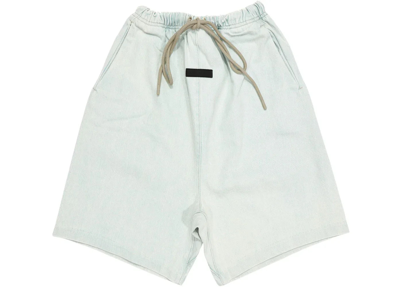 Fear of God Essentials Relaxed Short Light Wash Denim -1