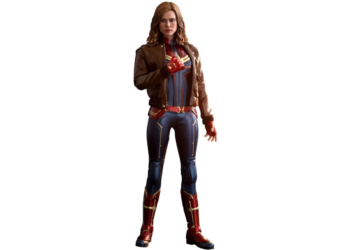 Hot Toys Marvel Movie Masterpiece Captain Marvel Deluxe Version Diecast Collectible Figure -1