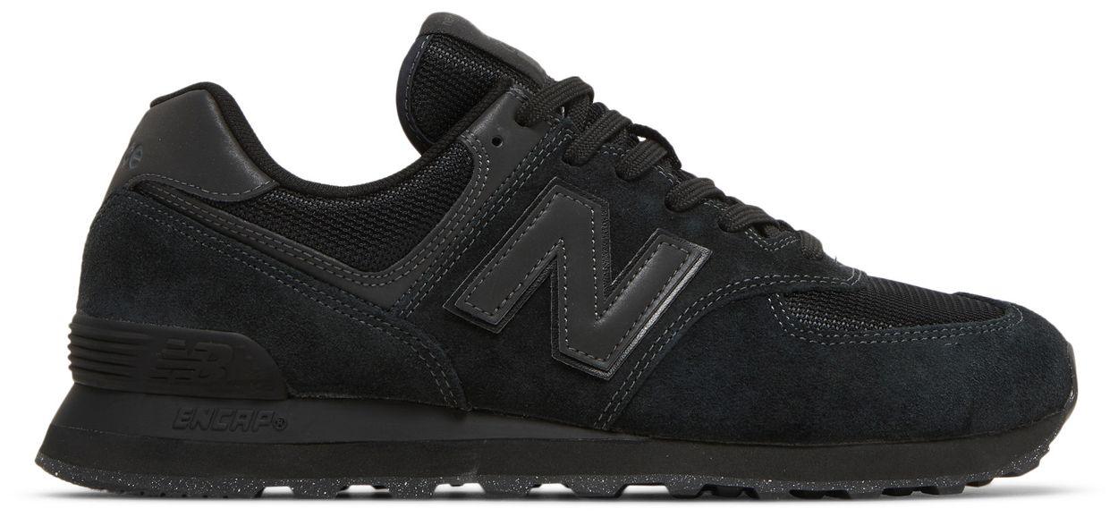 New Balance 574 Triple Black-1