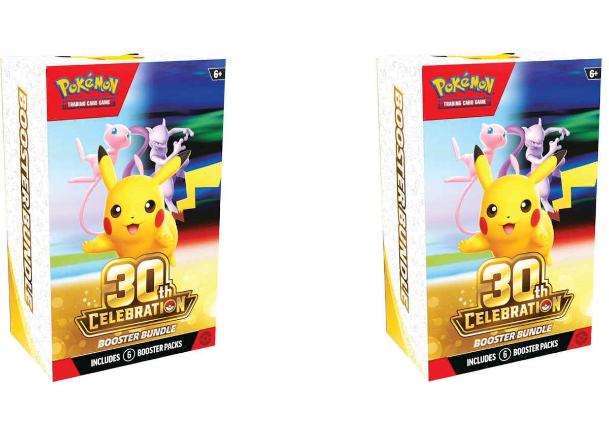 2026 Pokémon Mega Evolution 30th Celebration Booster Bundle 2x Lot -1