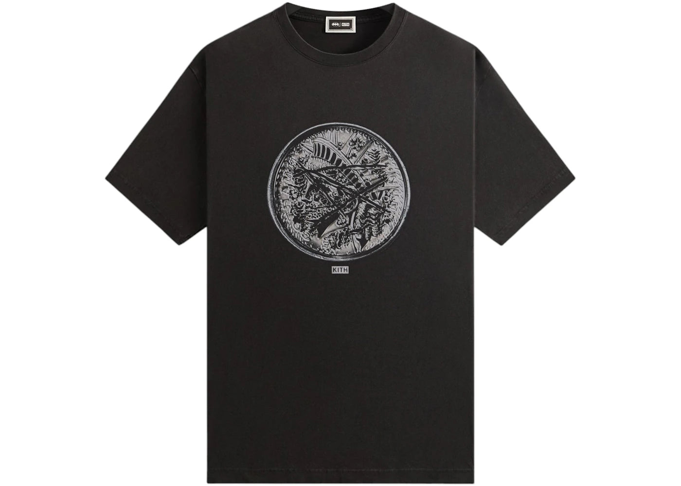 Kith x Batman Coin Vintage Tee Black -1