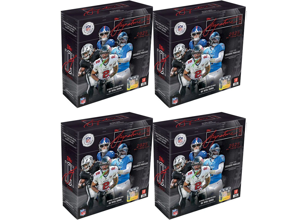 2025 Topps Signature Class Football Mega Box 4x Lot -1
