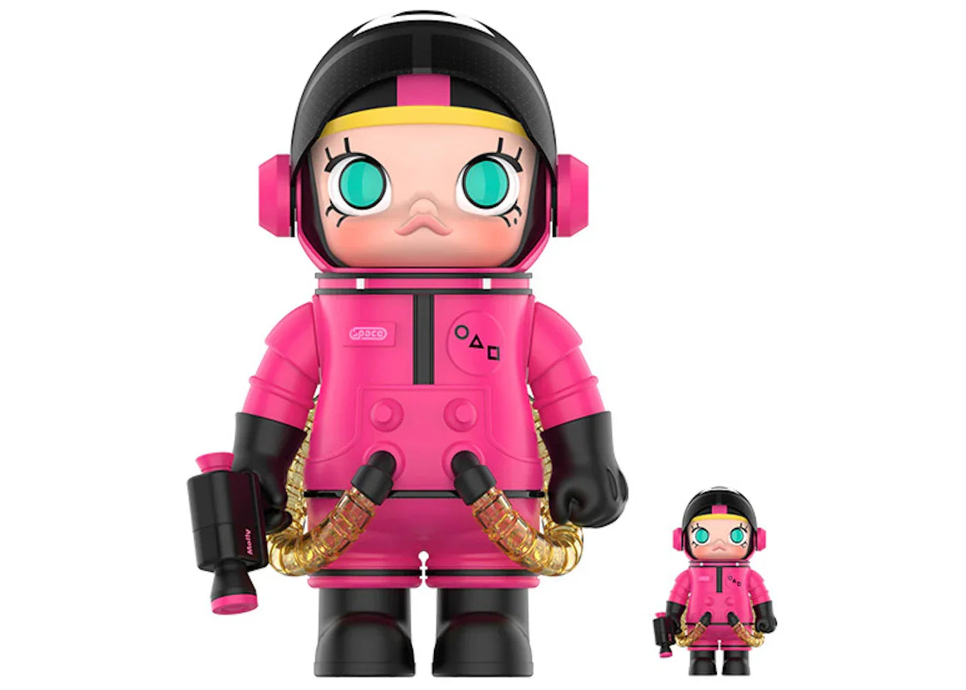 Pop Mart Mega Space Molly Squid Game Masked Soldier 100% & 400% Set-1