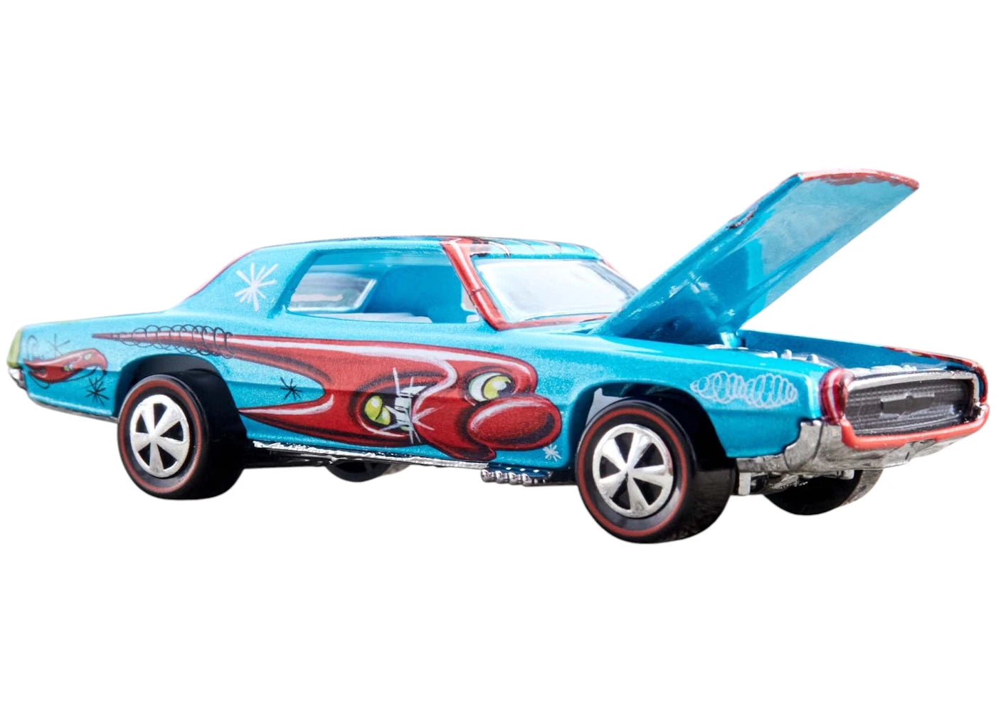 Hot Wheels x Kenny Scharf Signed Custom T-Bird -1