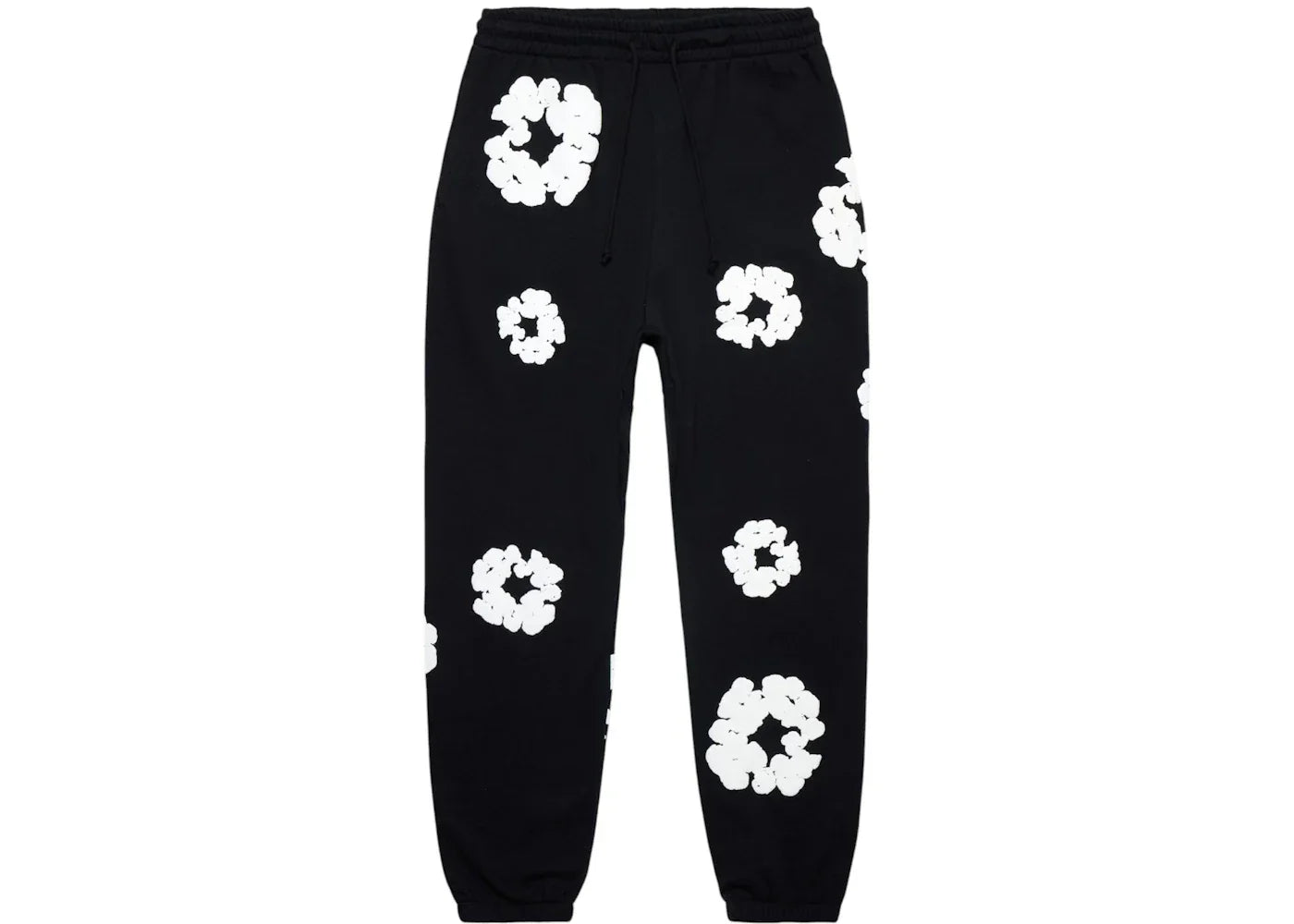 Denim Tears The Cotton Wreath Sweatpants Black -1