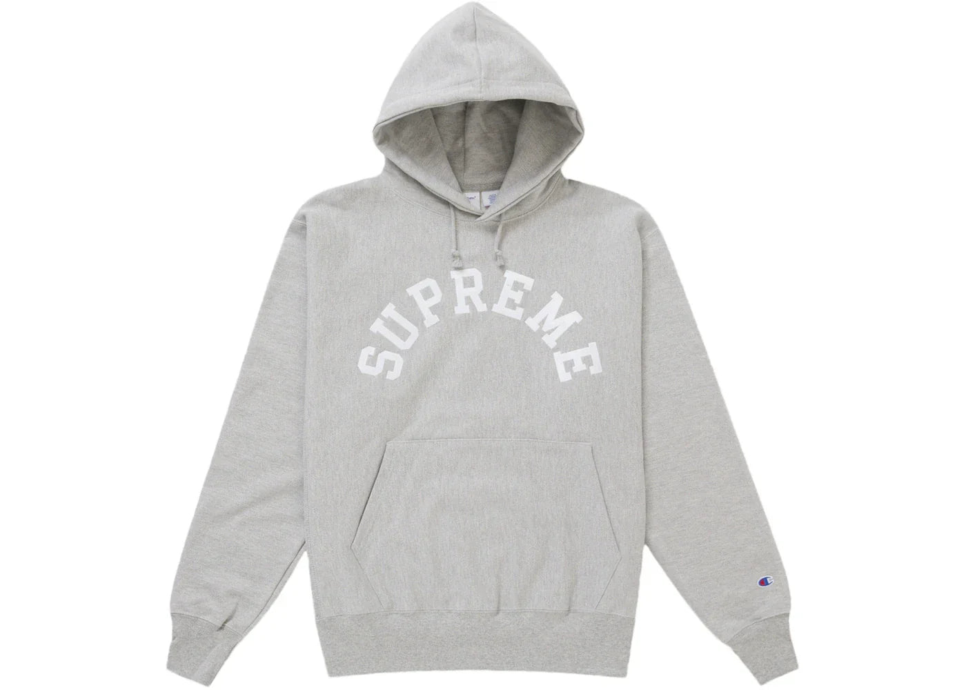 Supreme Champion Hooded Sweatshirt (SS25) Heather Grey -1