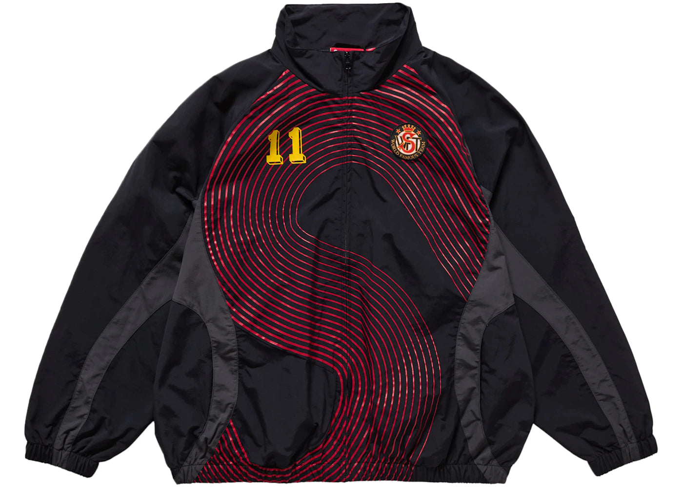 Supreme S Logo Track Jacket (FW24) Black -1