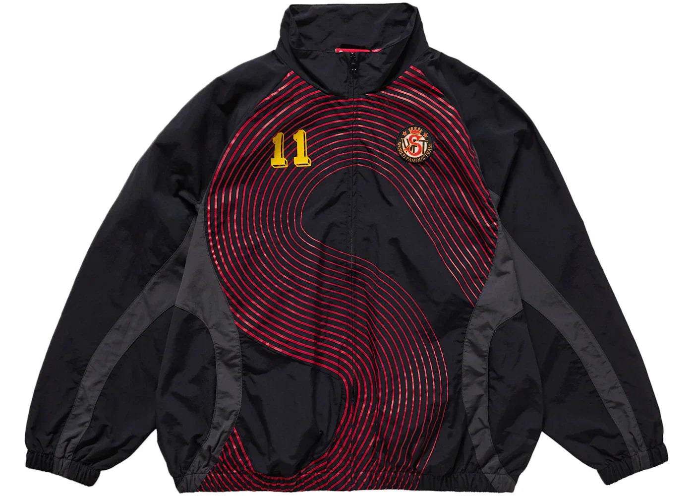 Supreme S Logo Track Jacket (FW24) Black -1