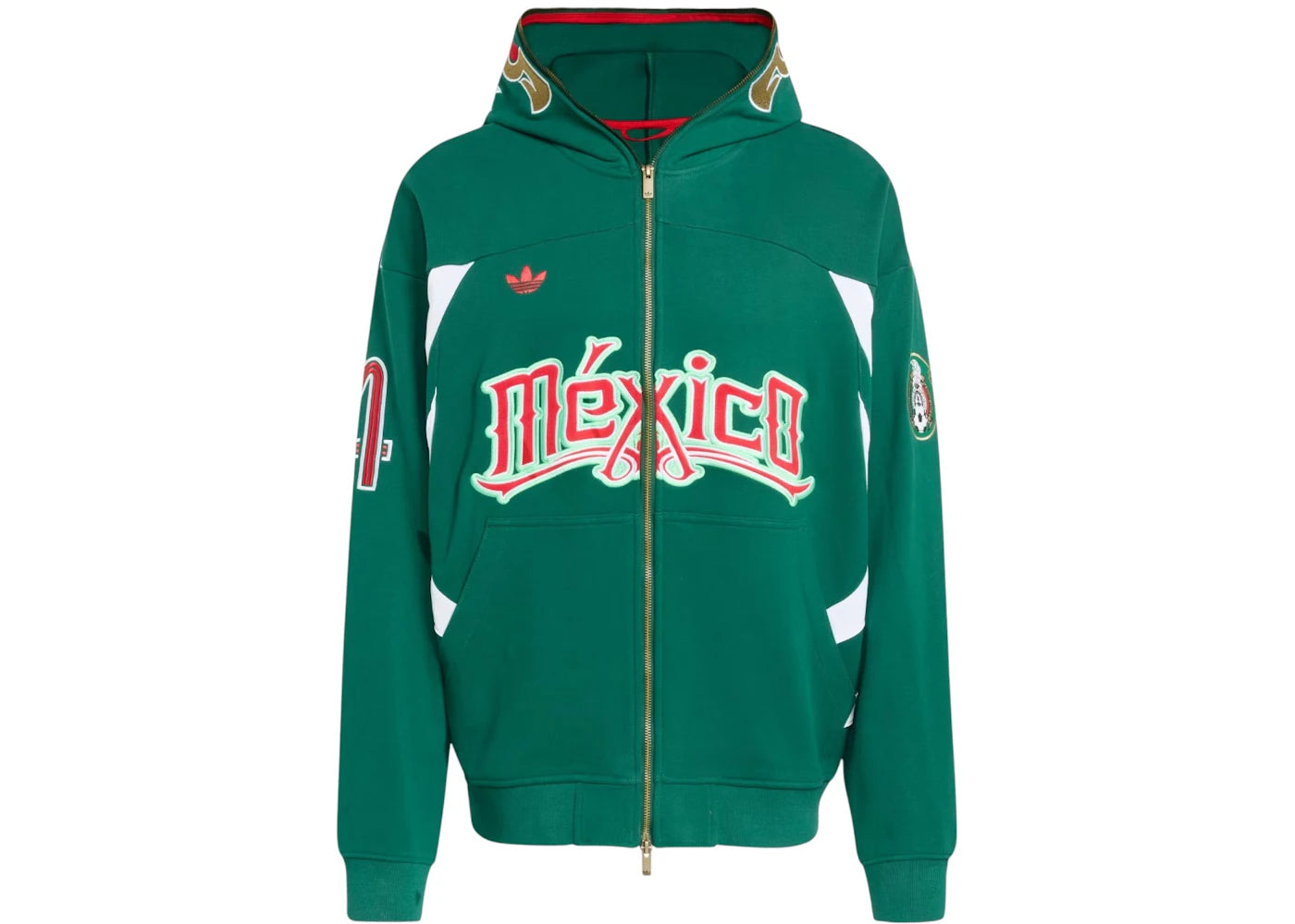 adidas Originals FIFA World Cup 26 Mexico Hoodie Collegiate Green -1