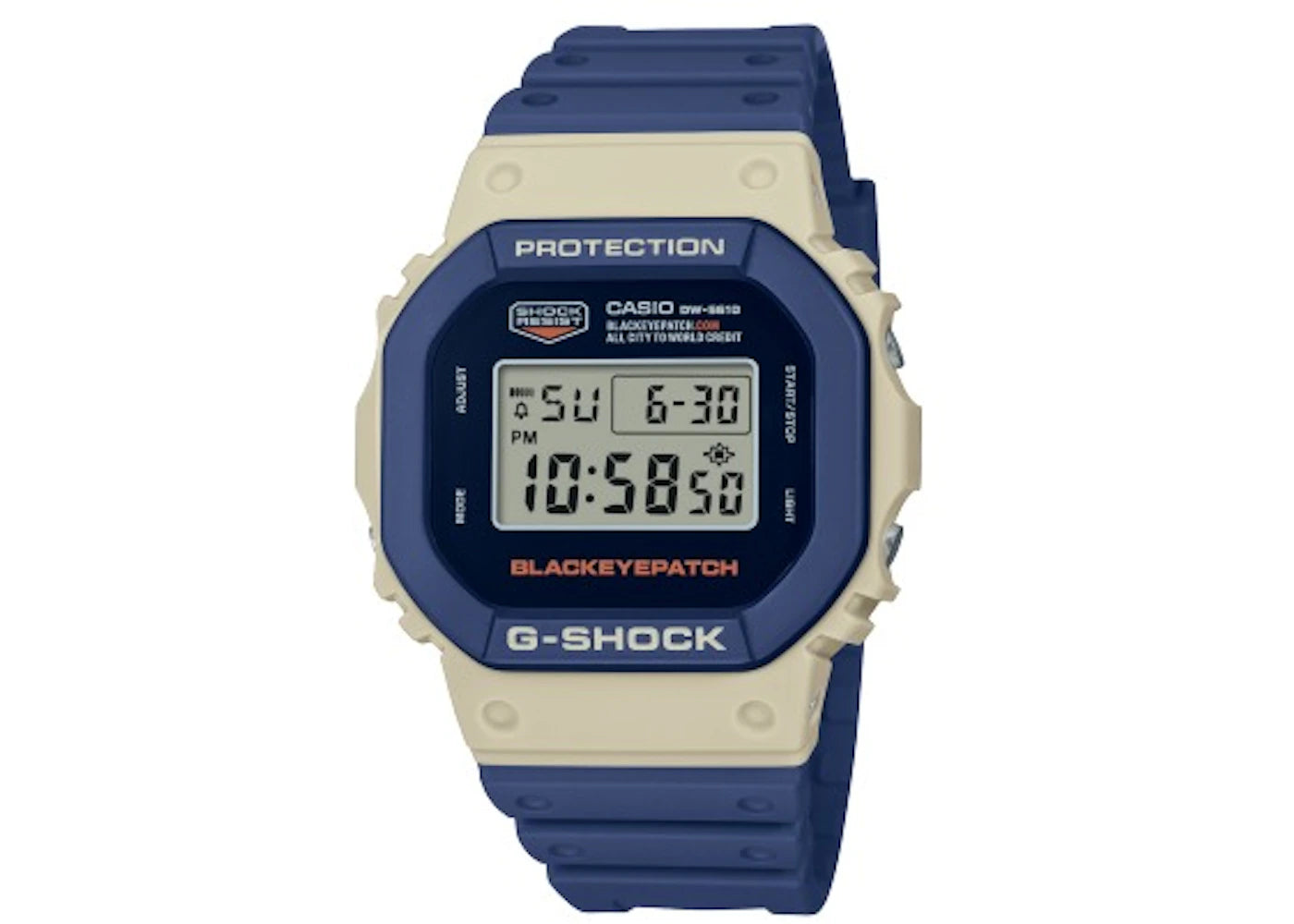 Casio Digital G-Shock BlackEyePatch Collaboration Model DW-5610BEP-2 -1