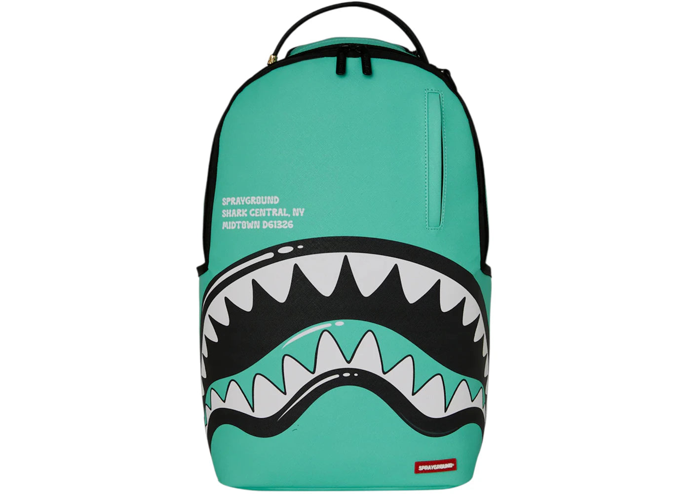 Sprayground Shark Central Bubble Shark Backpack Teal -1