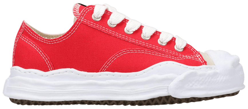 Maison Mihara Yasuhiro Hank OG Sole Canvas Low Red -1