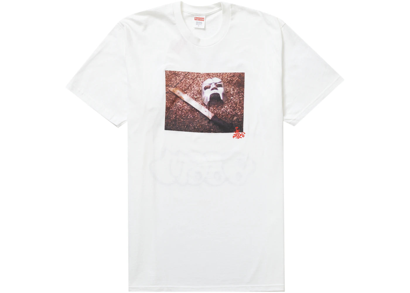 Supreme MF DOOM Tee White -1