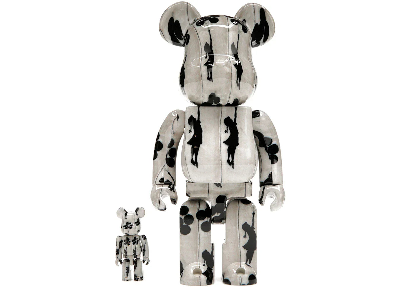 Bearbrick Flying Balloons Girl 100% & 400% Set-1