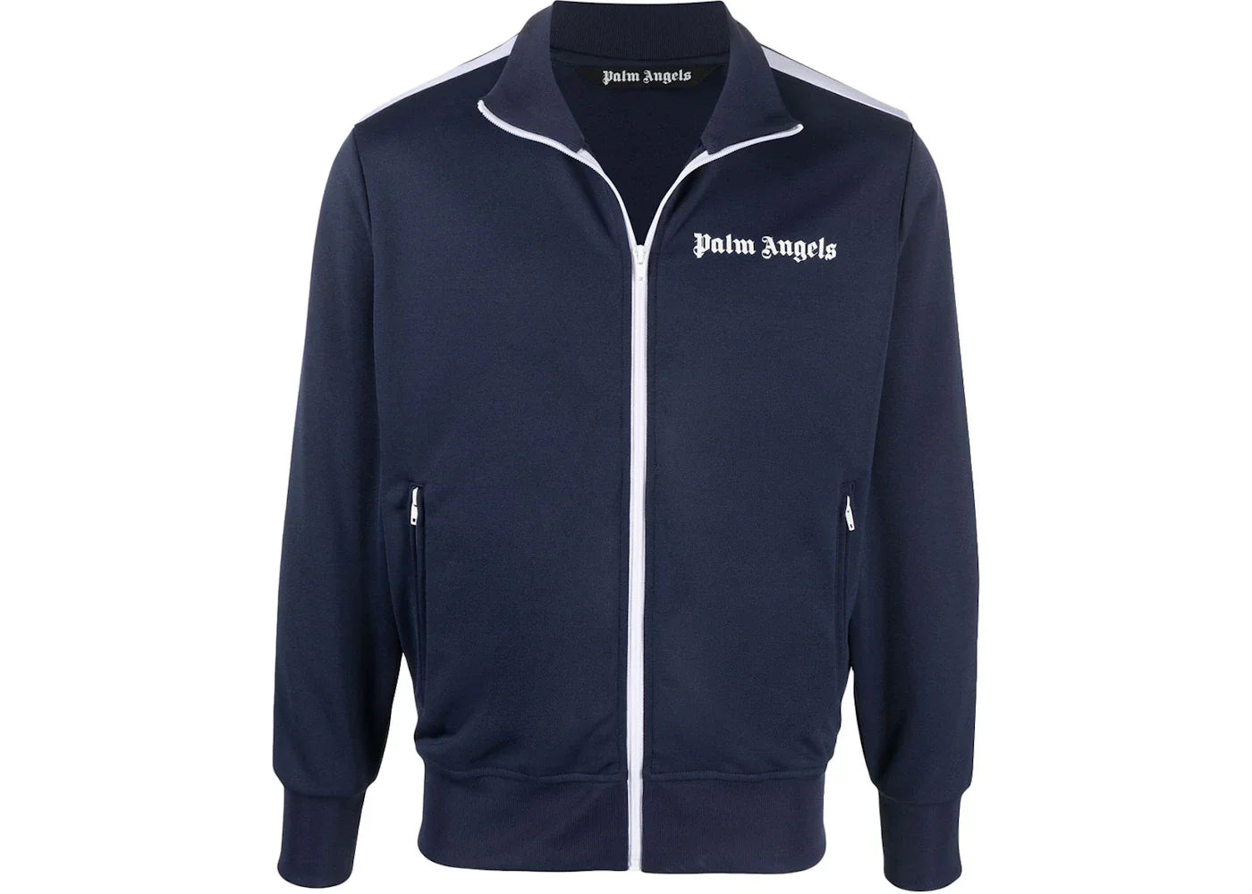 Palm Angels Track Jacket Navy Blue/White/Black SS22 -1