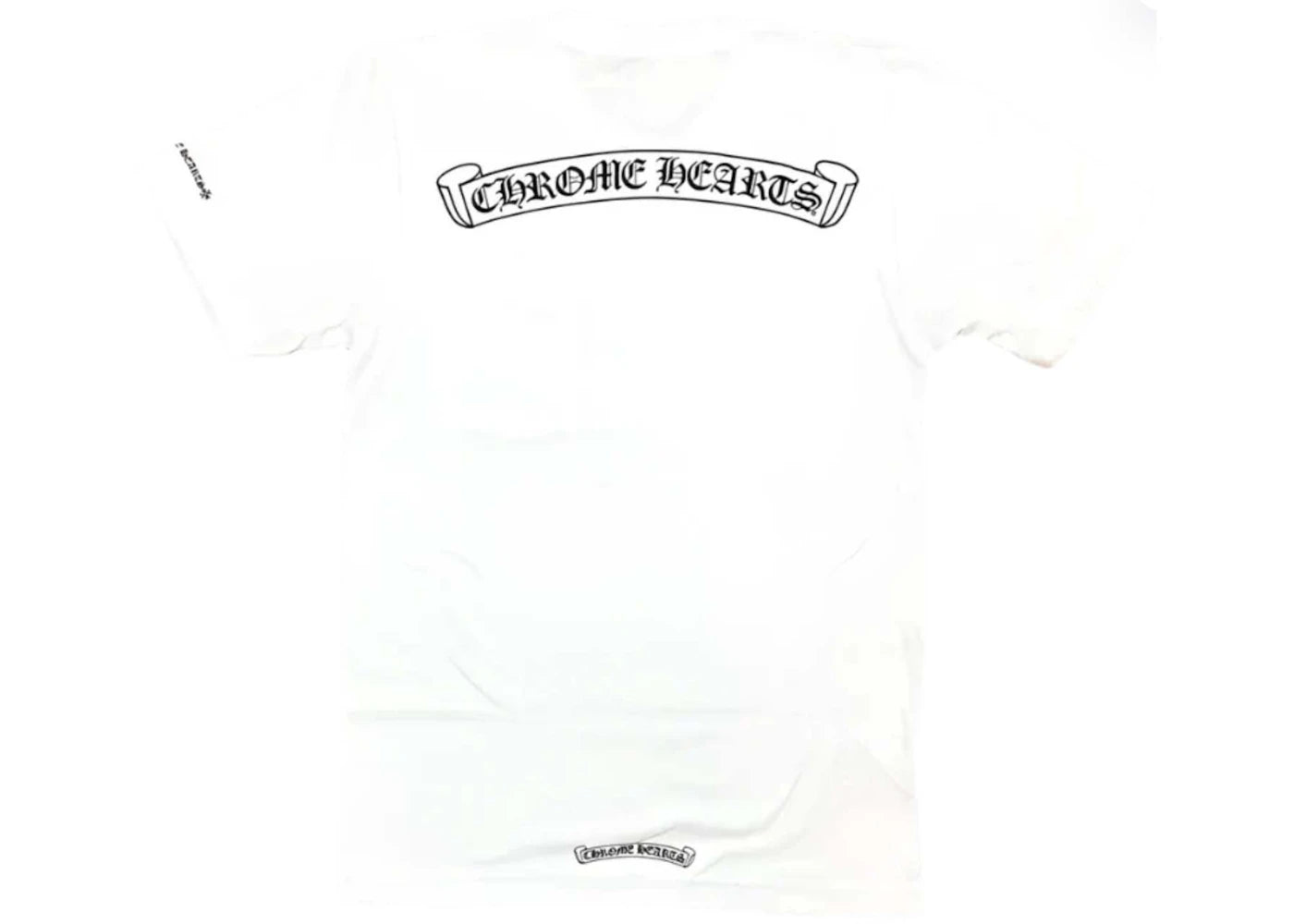 Chrome Hearts Scroll Logo Pocket T-shirt White -1