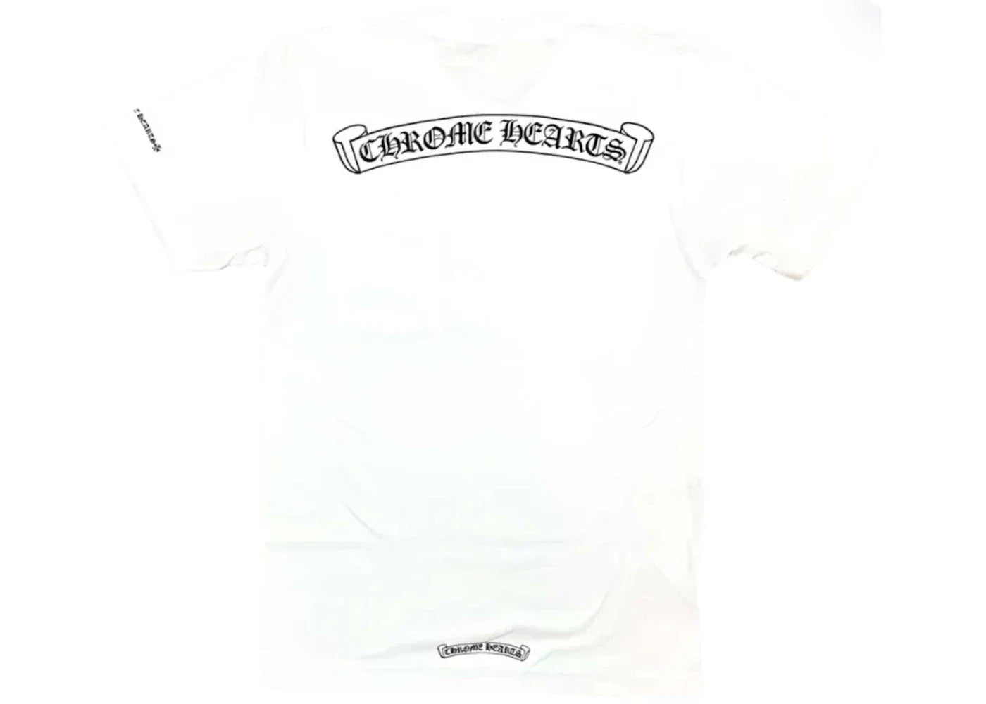 Chrome Hearts Scroll Logo Pocket T-shirt White -1