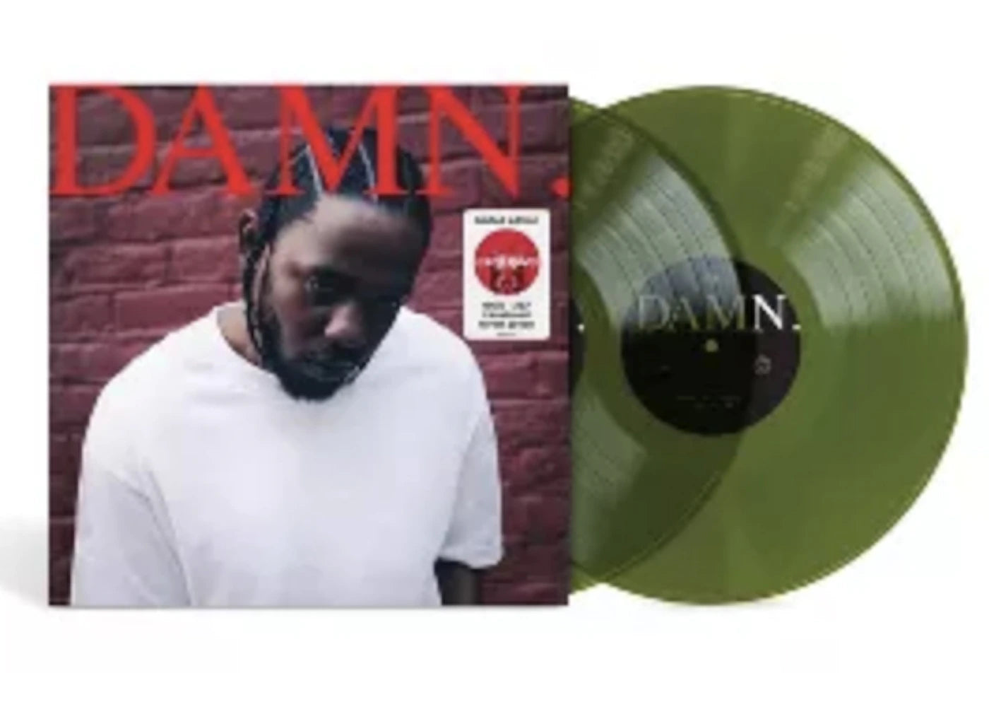Kendrick Lamar DAMN Target Exclusive 2XLP Vinyl Translucent Forest Green -1