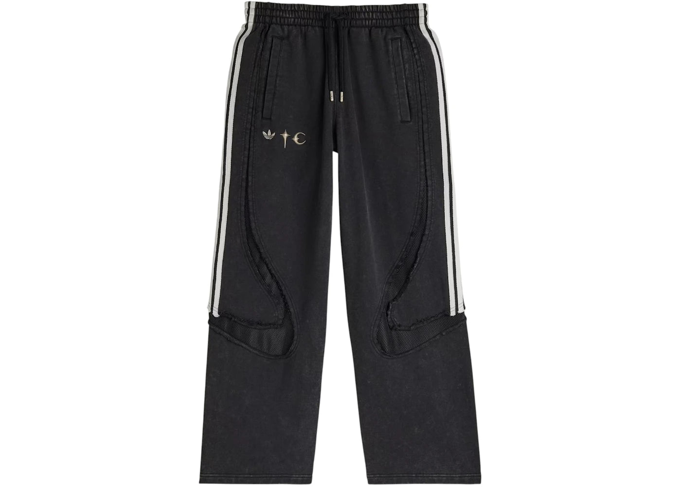 adidas x Thug Club Teamgeist Sweatpants Black -1