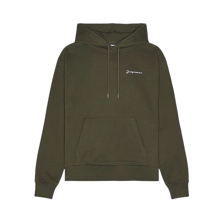 Le hoodie Brode Jacquemus Dark Khaki -1