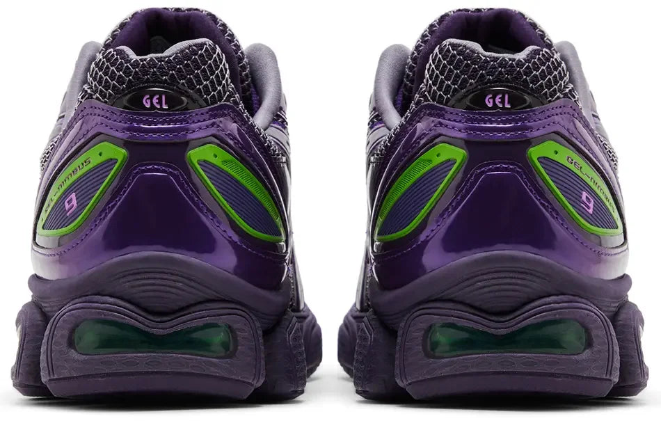 ASICS Gel-Nimbus 9 Night Shade Orchid heel counter