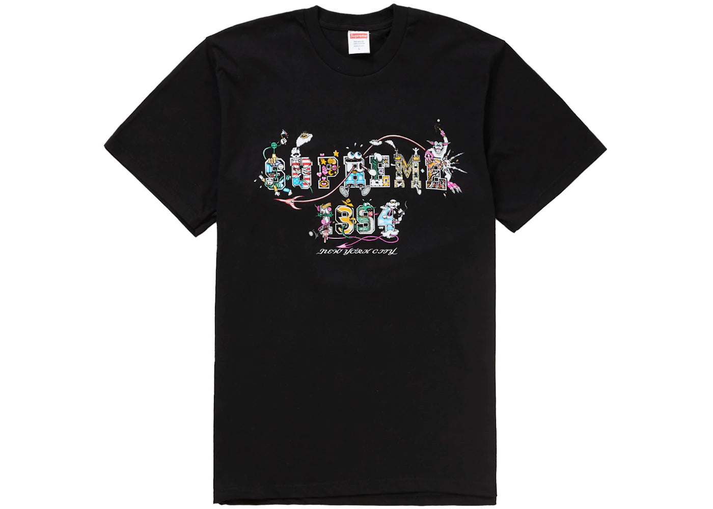 Supreme Varsity Tee Black -1