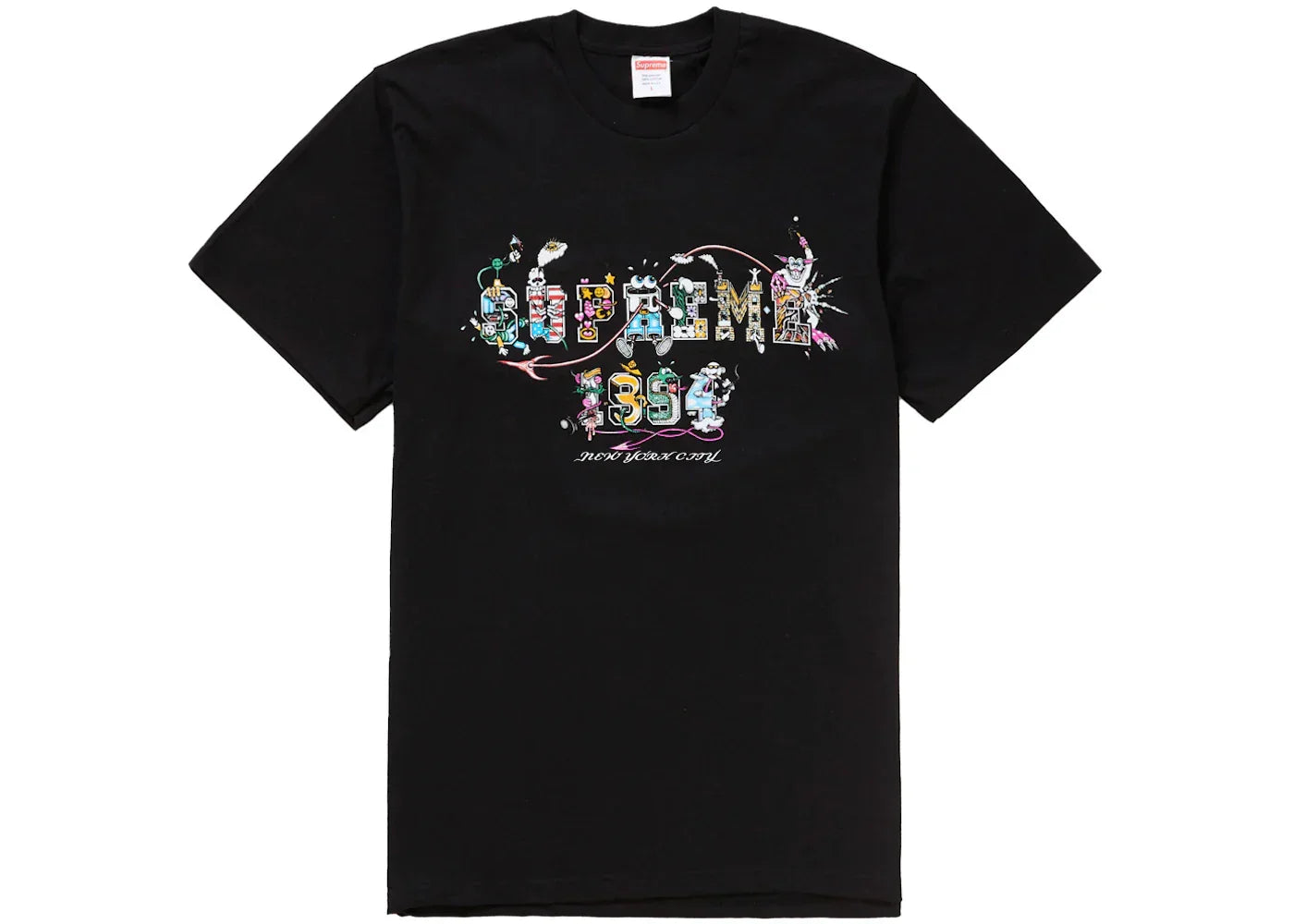 Supreme Varsity Tee Black -1