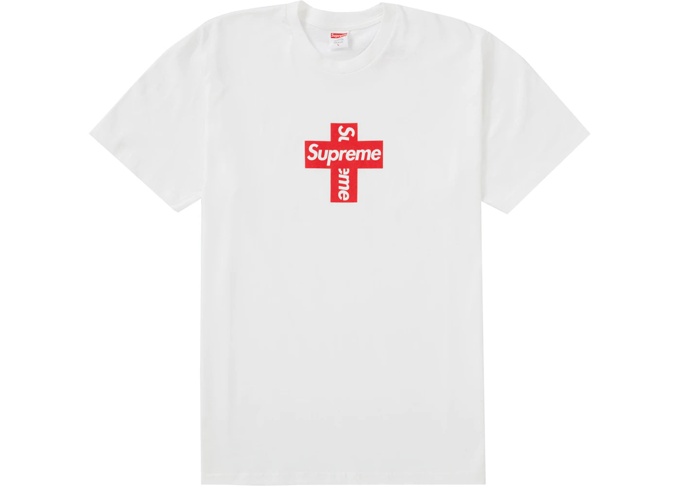 Supreme Cross Box Logo Tee White -1