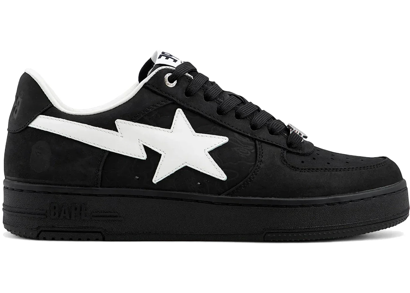 A Bathing Ape Bape Sta #4 Black White