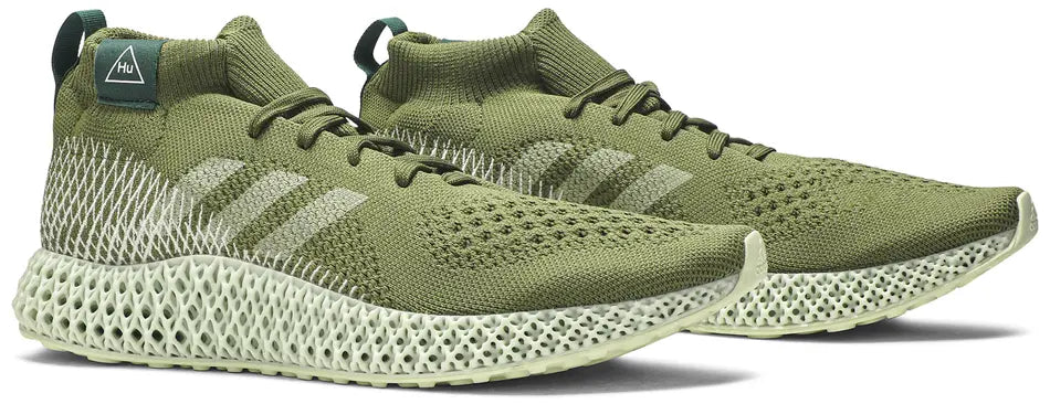 Adidas Pharrell Williams 4D Tech Olijf