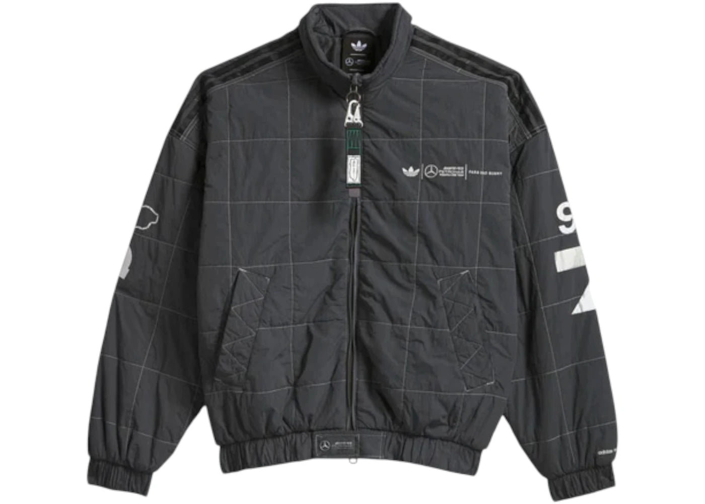 adidas x Bad Bunny x Mercedes-AMG F1 Racing Jacket Grey -1