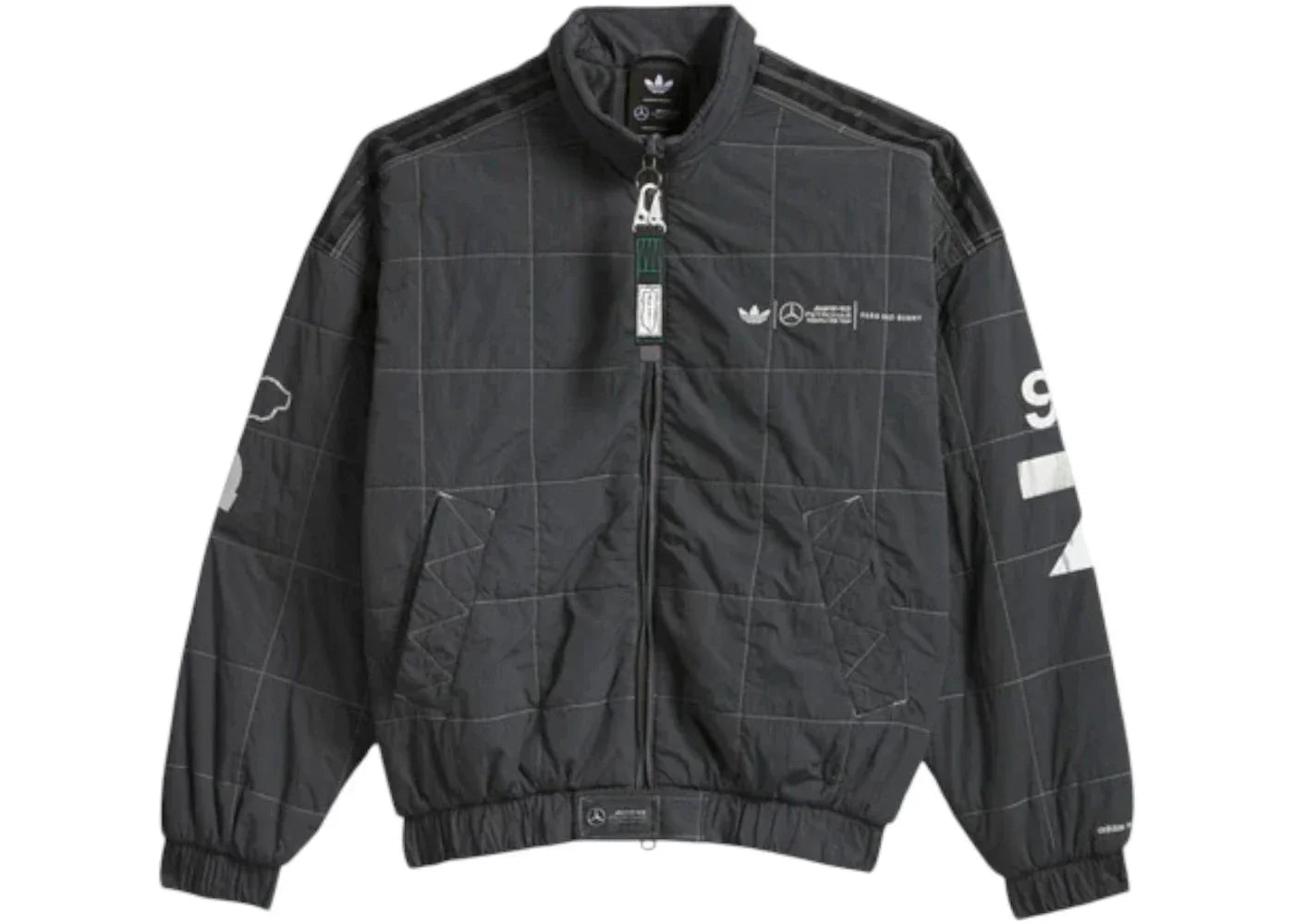 adidas x Bad Bunny x Mercedes-AMG F1 Racing Jacket Grey -1
