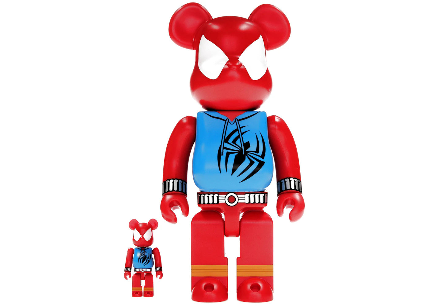 Bearbrick x Marvel Spider-Man Scarlet Spider 100% & 400% Set -1