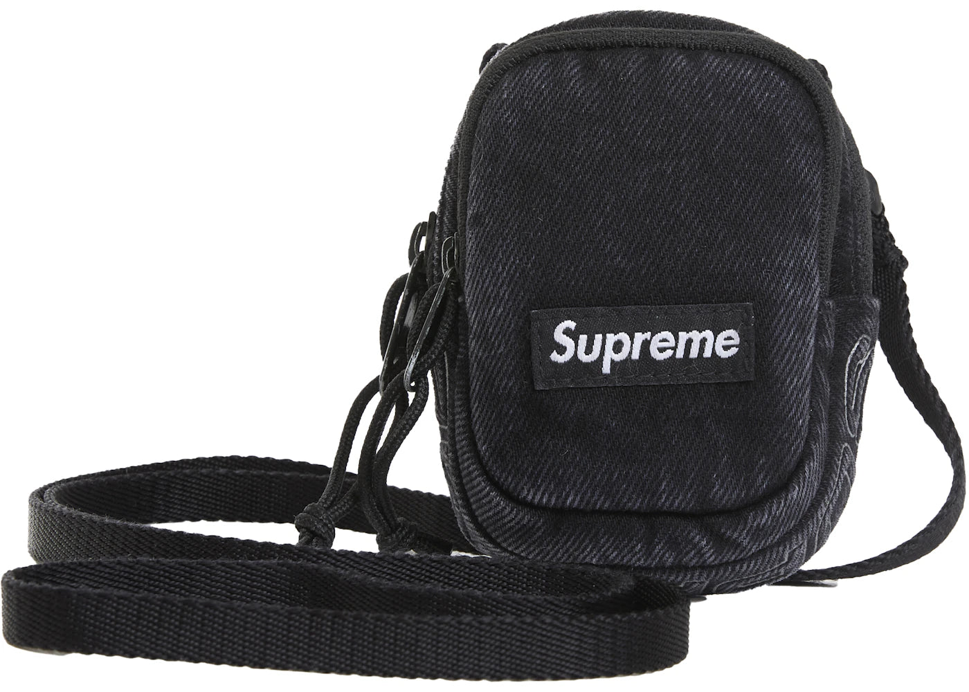 Supreme Denim Mini Utility Bag Black -1