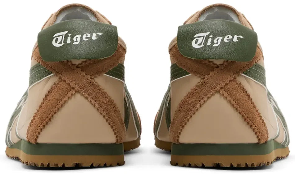 Asics Onitsuka Tiger Mexico 66 Beige Grass Green Back