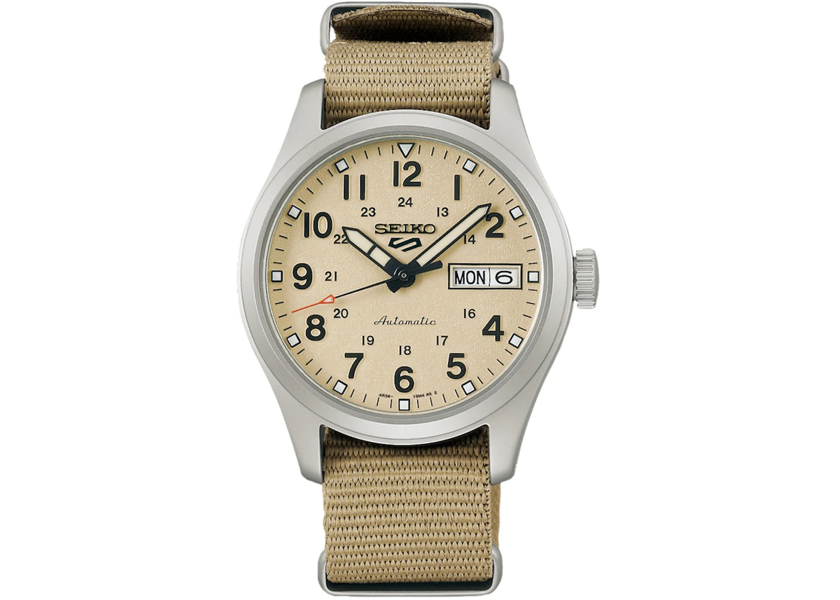 Seiko 5 Sports SRPJ83K1 (Beige) -1