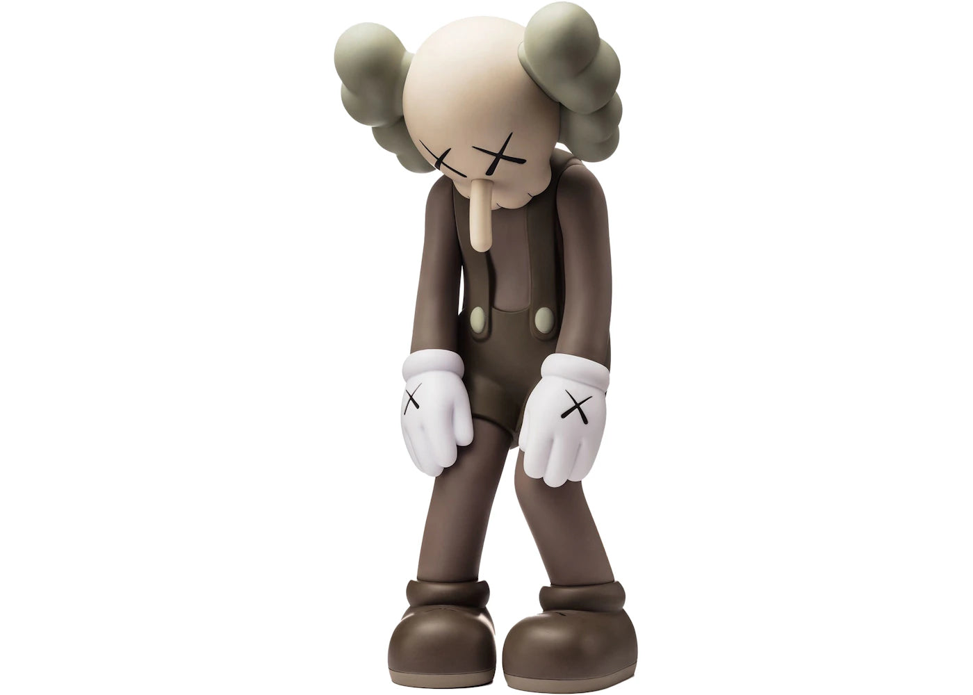 KAWS Small Lie Companion Vinyl Figure Brown -1