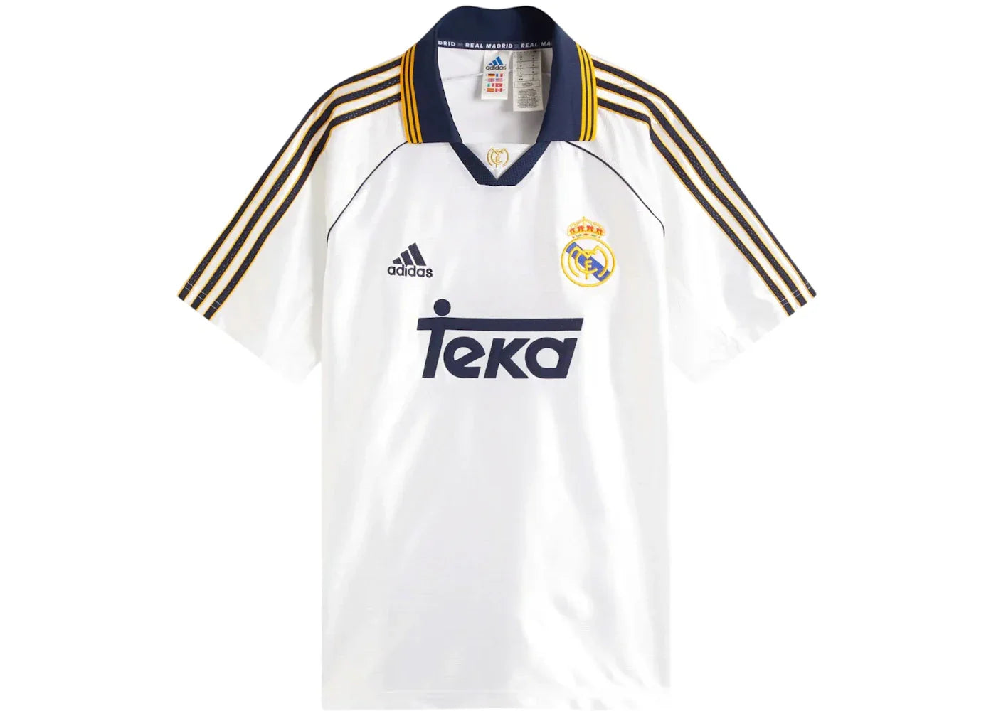 adidas Real Madrid 99/00 Home Jersey White -1