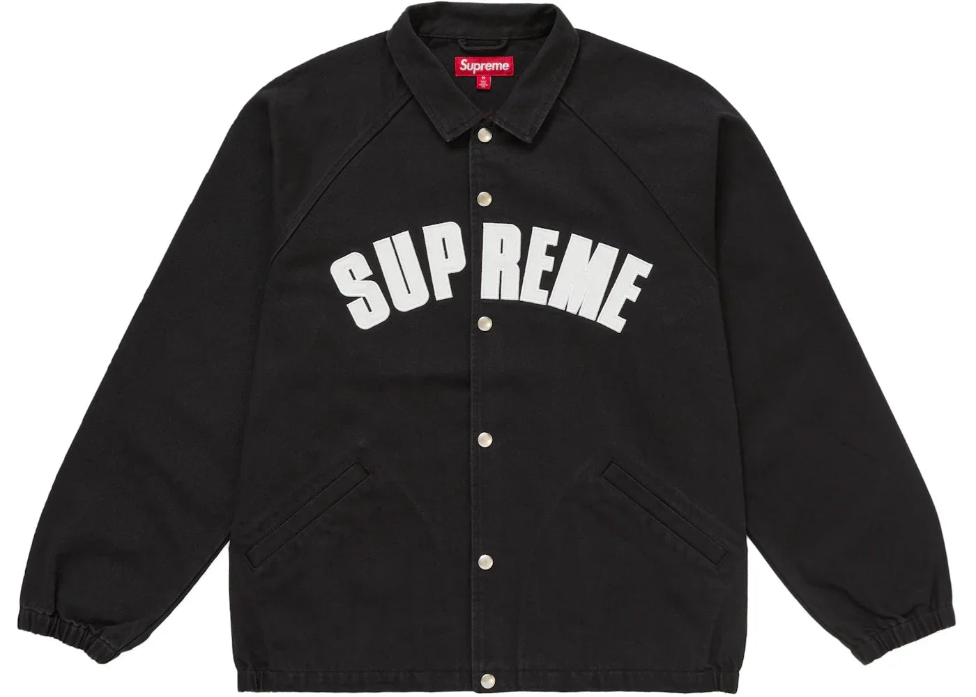 Supreme Arc Denim Coaches Jacket (SS25) Black -1