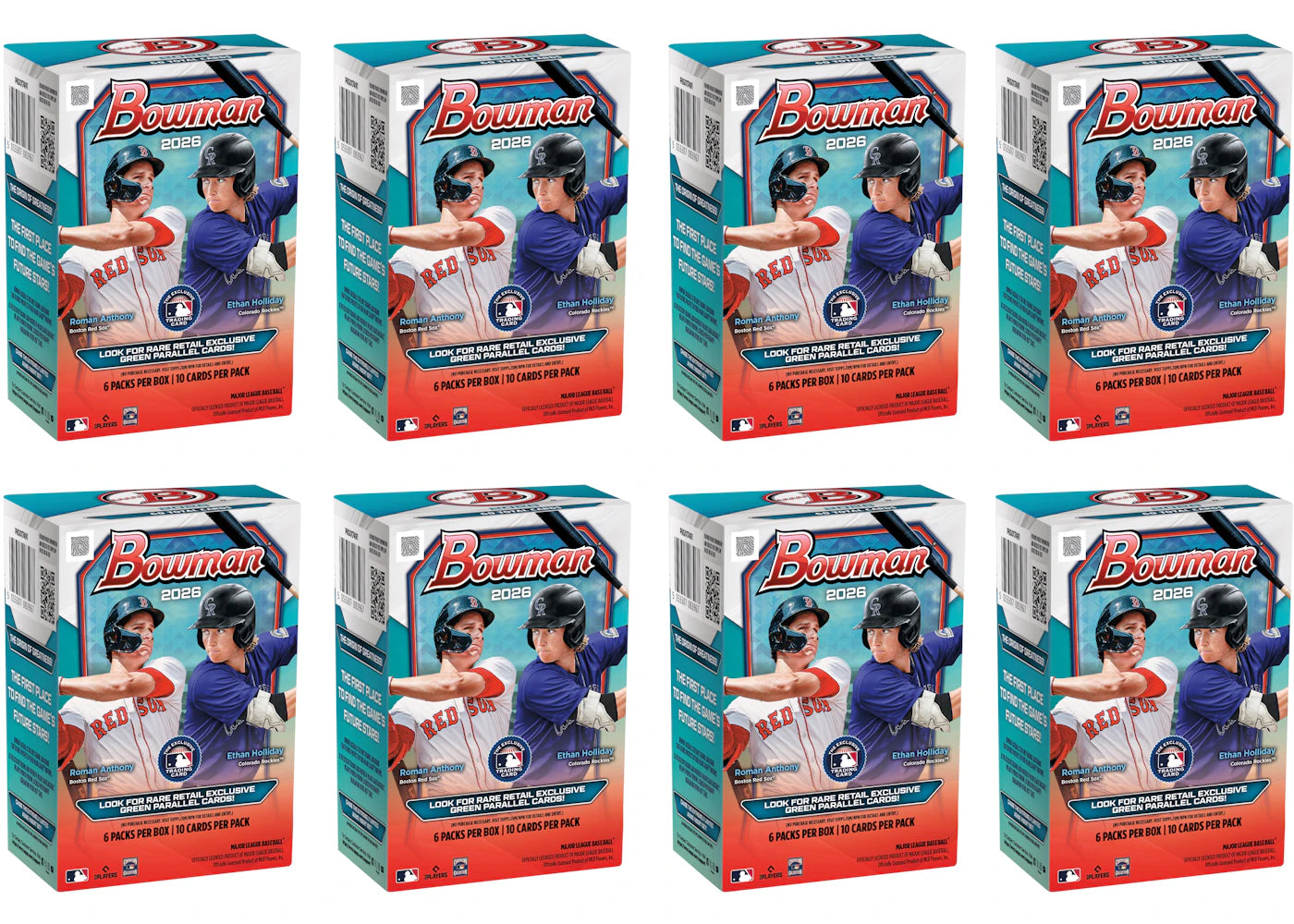 2026 Bowman Baseball Value Box 8x Lot -1
