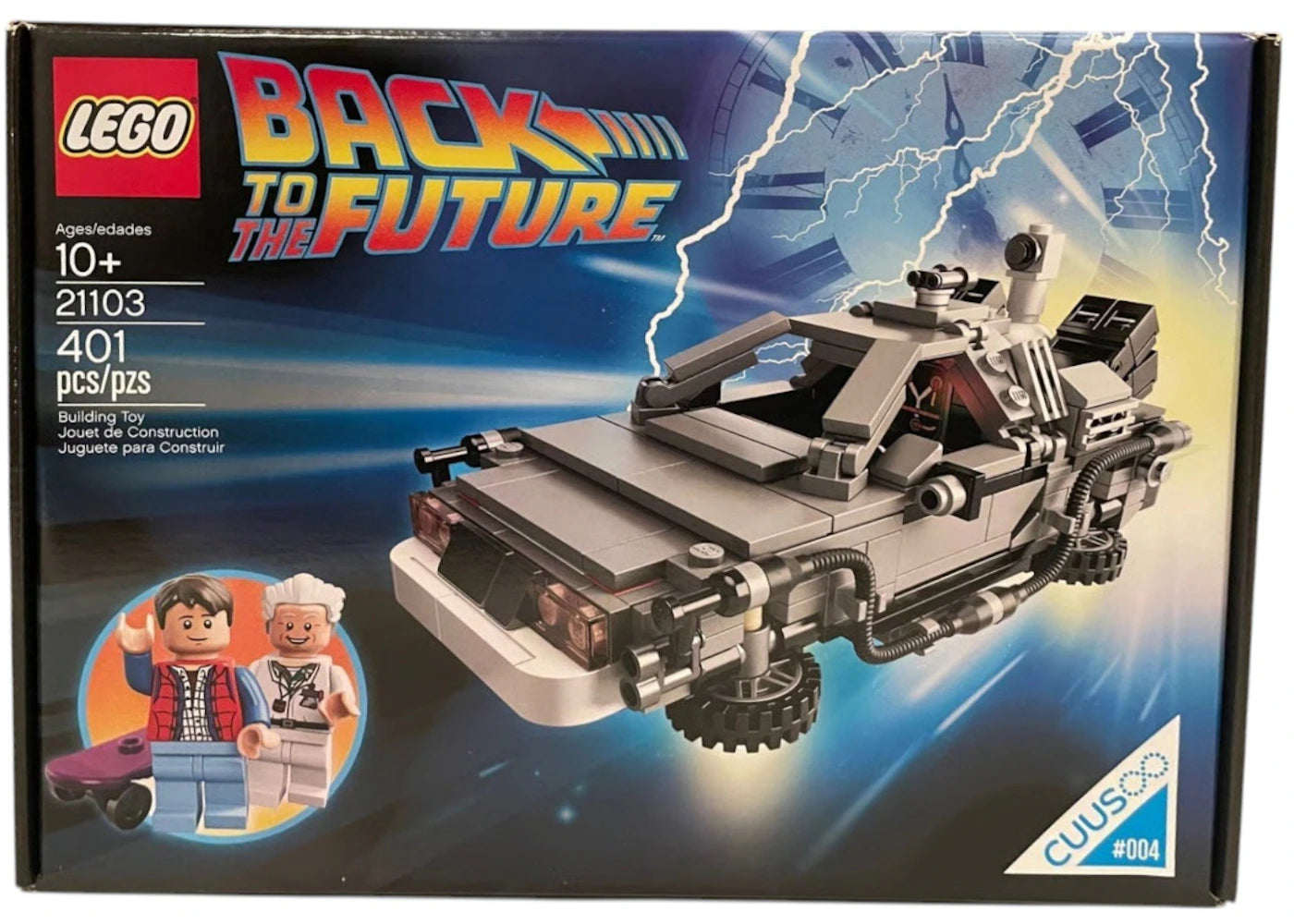 LEGO Back To The Future The DeLorean Time Machine Set 21103 -1