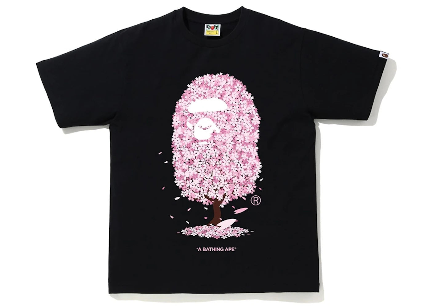 BAPE Sakura Tree Tee Black